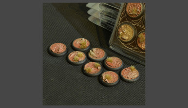 Battle Ready Bases: Badlands Round Lip 30mm (x8)