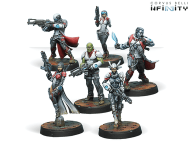 Infinity (#622) Nomads: Bakunin Jurisdictional Command Nomads Starter Pack