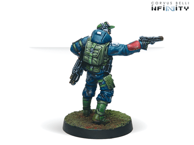 Infinity (#725) Ariadna: Chasseurs (Rifle, Light Flamethrower) (1)