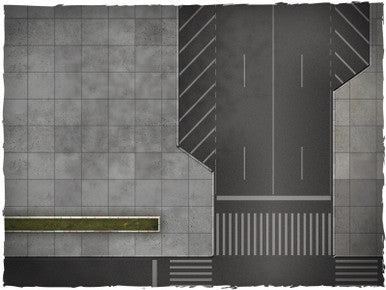 Game mat - Cityscape #1 - Cloth, 4x6