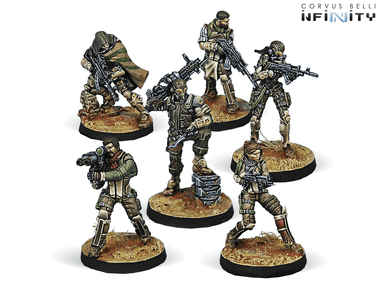 Infinity (#667) Haqqislam Hassassin Bahram (Haqqislam Sectorial Army Starter Pack)