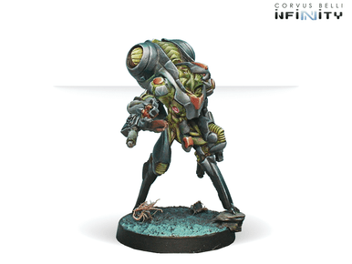 Infinity (#363) Combined Army: Ikadron Batroids & Imetron (Baggage; AI Beacon) (2)