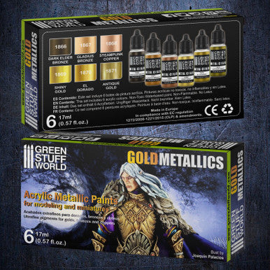 Metallic Paints Set - Gold