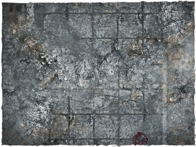 Game mat - City Ruins - Cloth, 4x6