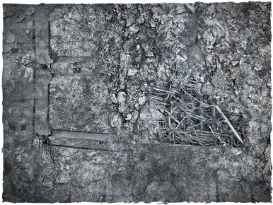 Game mat - City Ruins - Cloth, 4x6