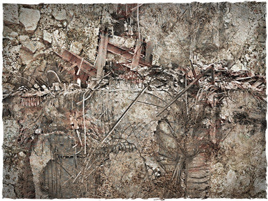 Game mat - Urban Ruins - Cloth, 4x6
