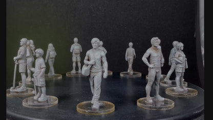 Western Civilians - Athletes and Kids – 28mm