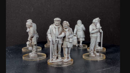 Western Civilians - Older Folks – 28mm