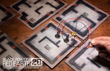 Black Powder Red Earth -Radial Template