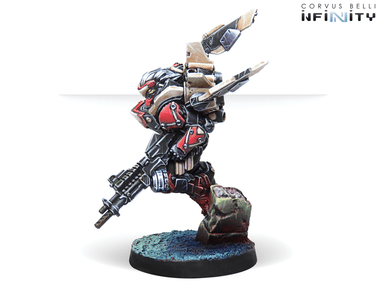 Infinity (#721) Combined Army: Rasyat Diplomatic Division (Boarding Shotgun) (1)