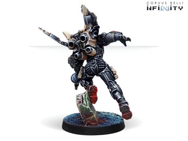 Infinity (#721) Combined Army: Rasyat Diplomatic Division (Boarding Shotgun) (1)