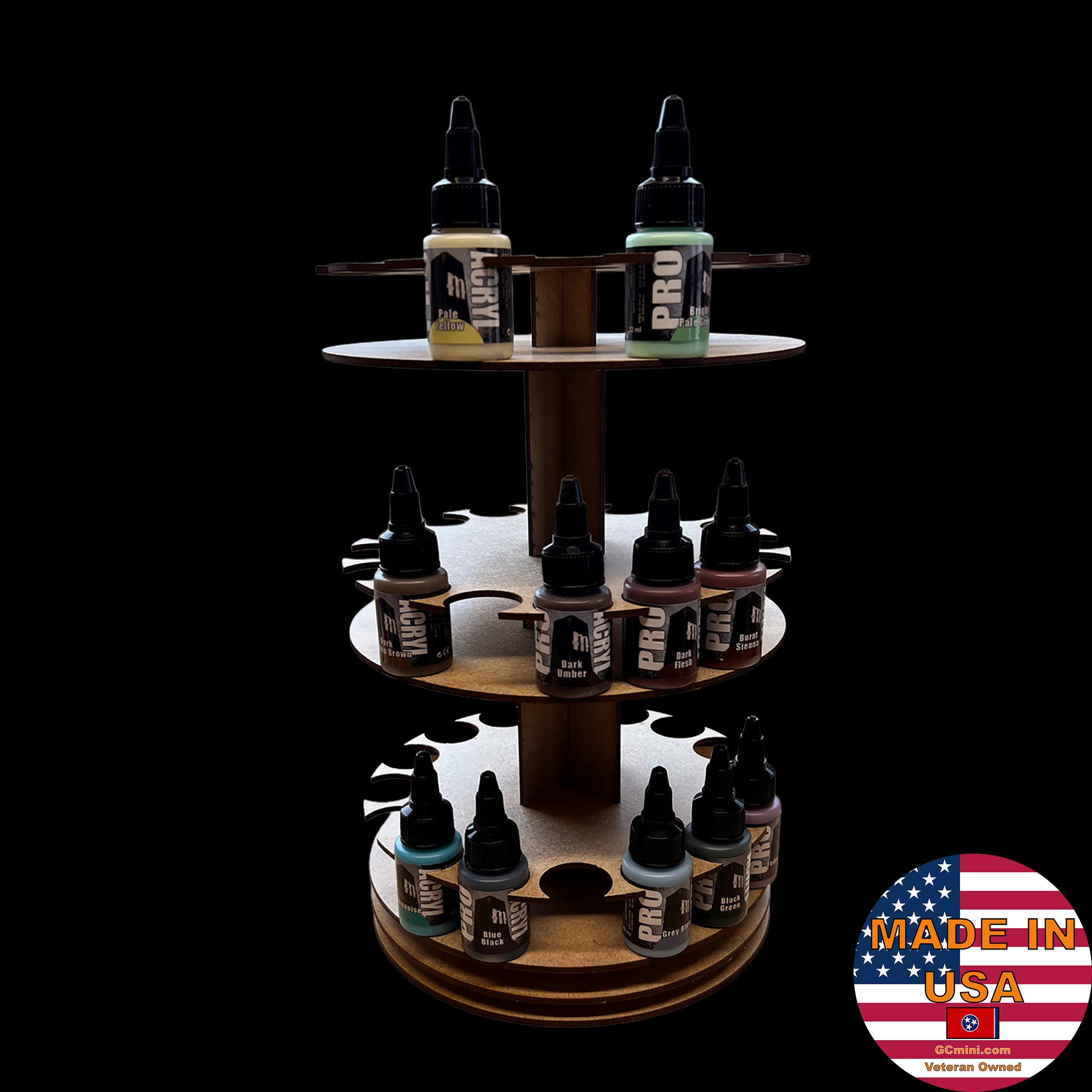 Rotating Paint Rack - For 22ml Pro Acryl Paints – GCmini