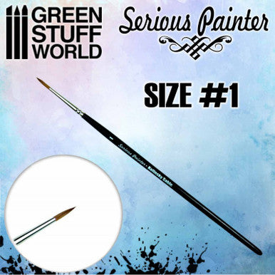 Serious Painter Kolinsky Sable Brush - Size 1