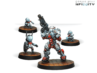 Infinity (#664) Nomads: Taskmaster, Bakunin SWAST Team (4)