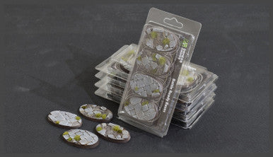 Battle Ready Bases: Temple Bases Oval 60mm (x4)