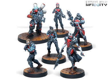 Infinity (#717) Nomads Tunguska Jurisdictional Command (Nomads Sectorial Starter Box)