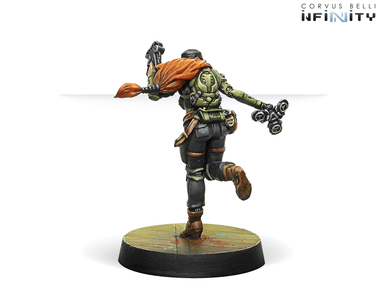 Infinity (#690): Mercenaries Warcors, War Correspondents (Stun Pistol)