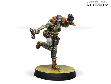 Infinity (#690): Mercenaries Warcors, War Correspondents (Stun Pistol)