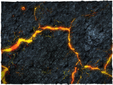 Game mat - Inferno - Cloth, 4x6