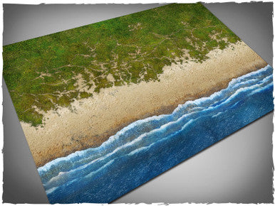 Game mat - Beach - Cloth, 4x6