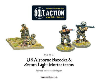 Bolt Action: US Airborne Bazooka and 60mm Light Mortar Teams