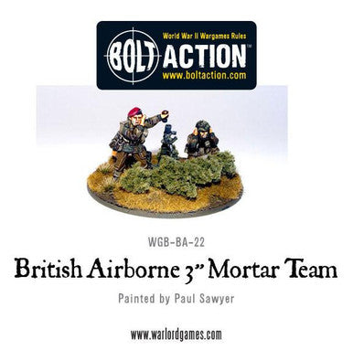Bolt Action: British Para 3 Inch Mortar and Crew