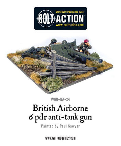 Bolt Action: British Airborne 6 Pounder ATG & Crew