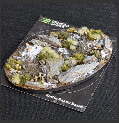 Battle Ready Bases - Winter Bases, Oval 170mm (x1)