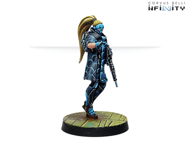 Infinity (#763) PanOceania: Zulu-Cobra, Special Recon and Intervention Team (Hacker) (1)